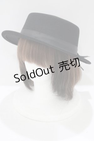 画像: m petit by misako / サンリオキャラクターズコラボ クロミ カンカン帽  ブラック H-25-07-09-079-LO-AC-NS-ZH