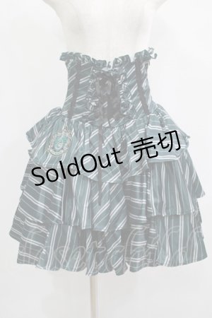 画像: ATELIER PIERROT / ハリー・ポッター フリルコルセットスカート  スリザリン（グリーン） H-25-07-09-2002-EL-SK-KB-ZH