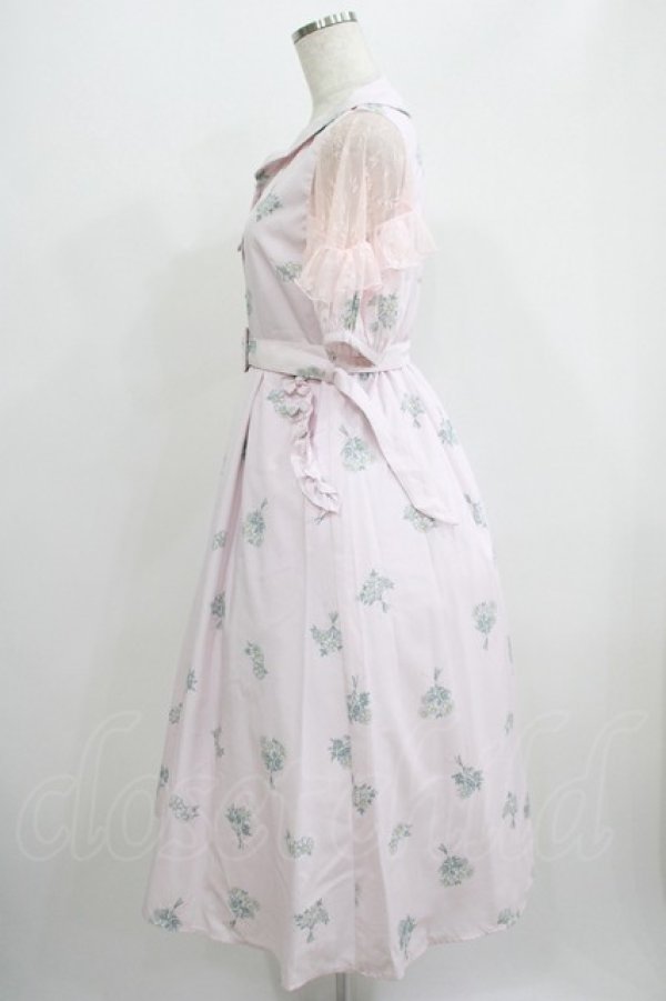 画像2: LIZ LISA / マーガレットブーケ柄ワンピース Free ピンク H-25-07-09-010-LO-OP-NS-ZH (2)