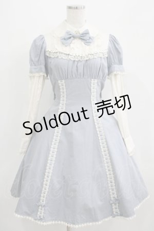 画像: Innocent World / ダイヤレースワンピース S サックス H-25-07-09-012-IW-OP-NS-ZH