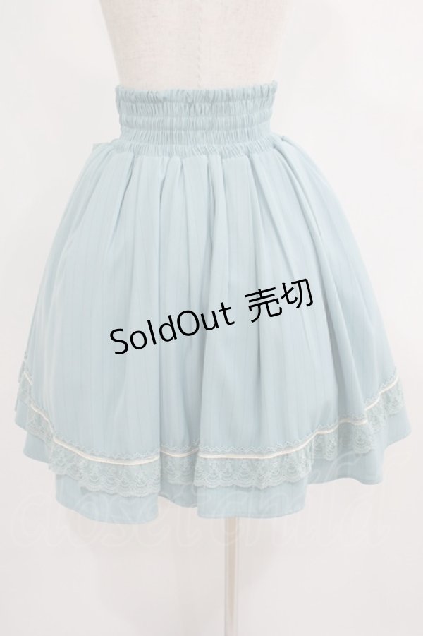 画像3: axes femme POETIQUE / ストライプハイウエストスカート M ミント H-25-07-09-019-AX-SK-NS-ZH (3)