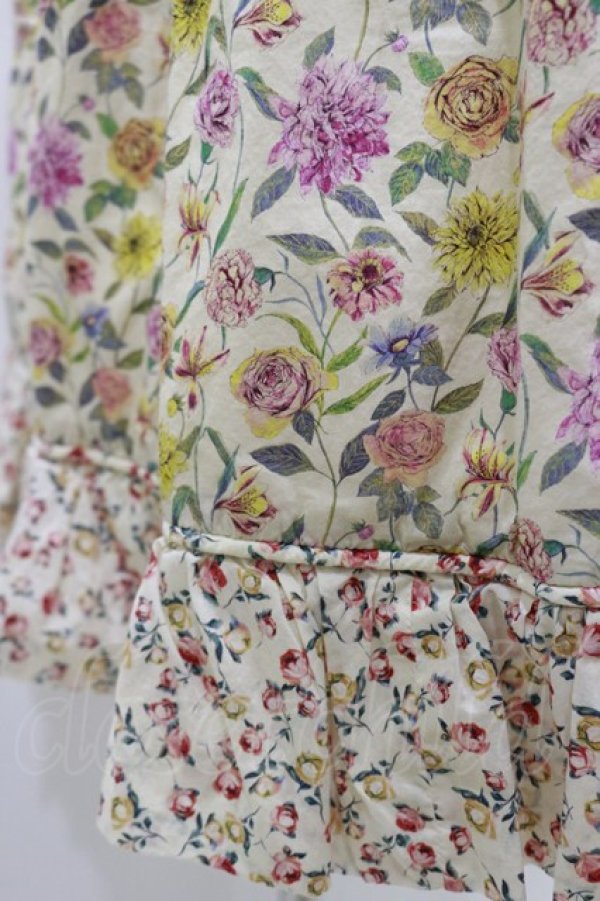 画像4: Jane Marple Dans Le Salon / Gouache Garden Crinoline Skirt  アイボリー H-25-10-14-016-JM-SK-KB-ZH (4)