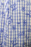 画像4: Jane Marple / Picnic cloth joyfulドレス M ブルー H-25-07-10-048-JM-OP-KB-ZH (4)