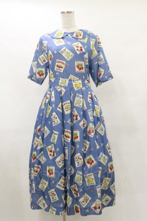 画像: Jane Marple / My favorite labelsコレットドレス M ブルー H-25-07-10-053-JM-OP-KB-ZH