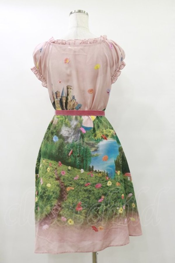 画像2: Jane Marple / Dreamy Dreamのスモックドレス  サンセット（ピンク） H-25-07-10-069-JM-OP-KB-ZH (2)