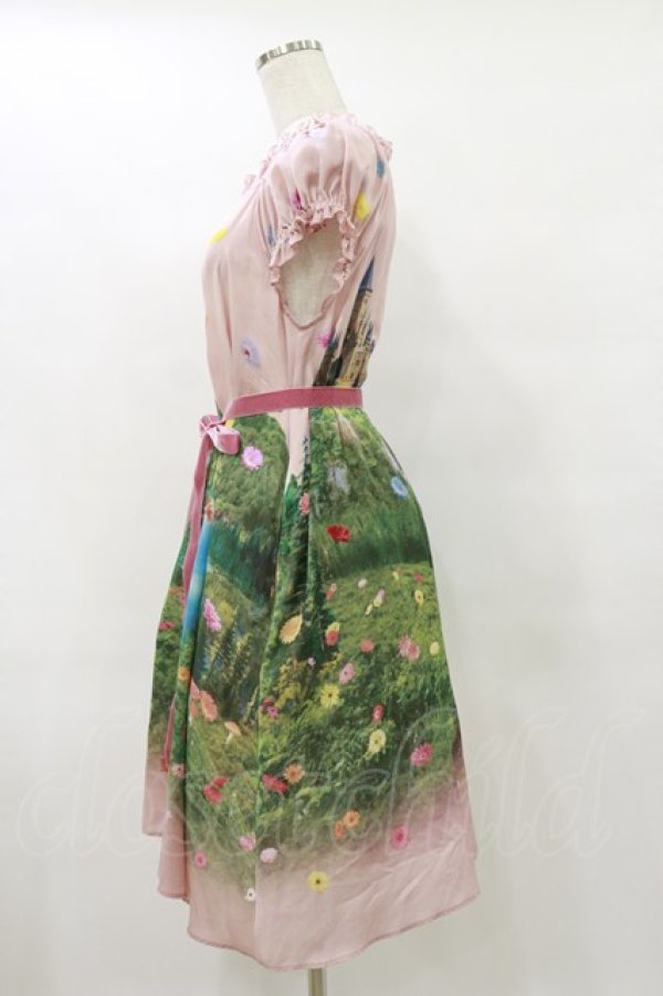 画像3: Jane Marple / Dreamy Dreamのスモックドレス  サンセット（ピンク） H-25-07-10-069-JM-OP-KB-ZH (3)