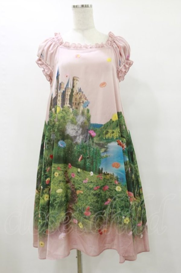 画像4: Jane Marple / Dreamy Dreamのスモックドレス  サンセット（ピンク） H-25-07-10-069-JM-OP-KB-ZH (4)