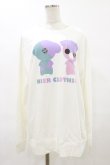 画像1: NieR Clothing / プリントSWEAT  2XL 白 H-25-07-10-012-PU-TO-KB-ZH (1)
