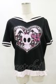 画像1: TOXIC STAR / セーラーカットソー  黒×ピンク H-25-07-10-023-PU-TO-KB-ZH (1)