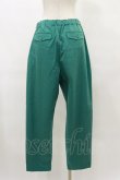 画像2: Jane Marple Dans Le Salon / Glossy twill tapered pants  グリーン H-25-07-10-028-JM-PA-KB-ZH (2)