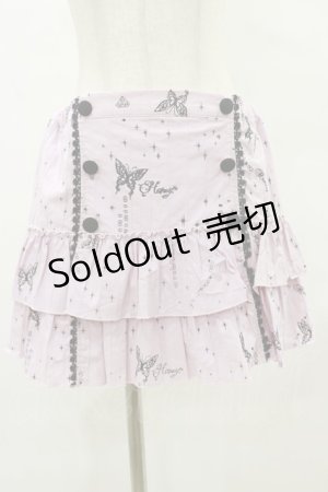 画像: HONEY / バックフリルスカート  ピンク H-25-07-10-029-HN-SK-KB-ZH
