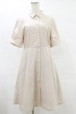 画像1: F i.n.t / マルチストライプネクタイ付きシャツワンピース Free PINK BEIGE H-25-07-11-055-CA-OP-NS-ZH (1)
