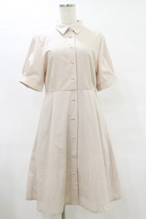 画像: F i.n.t / マルチストライプネクタイ付きシャツワンピース Free PINK BEIGE H-25-07-11-055-CA-OP-NS-ZH