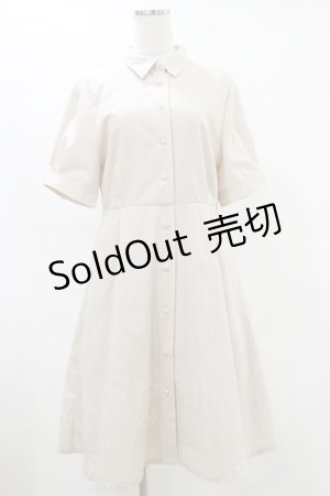 画像: F i.n.t / マルチストライプネクタイ付きシャツワンピース Free PINK BEIGE H-25-07-11-055-CA-OP-NS-ZH