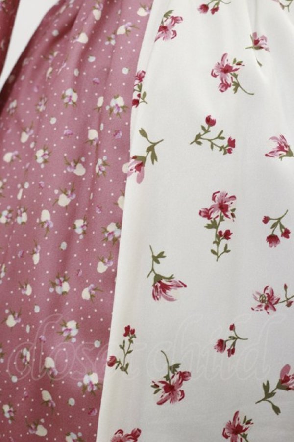 画像3: axes femme / 花柄切替ワンピース M ピンク H-25-07-11-065-AX-OP-NS-ZH (3)