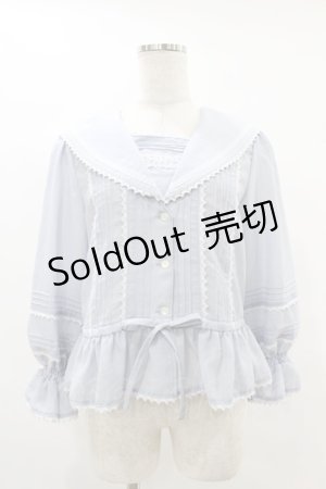 画像: Melody BasKet / Bon Voyageトップス  サックス H-25-07-11-1044-LO-BL-KB-ZH