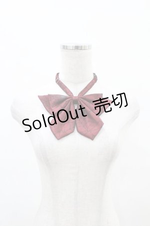 画像: BPN / リボンタイ  ワイン H-25-07-11-1009-GO-ZA-KB-ZH
