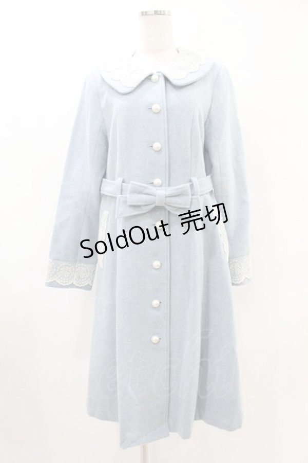 画像1: Melody BasKet / Sweet princessコート M サックス H-25-07-11-1017-LO-CO-KB-ZH (1)