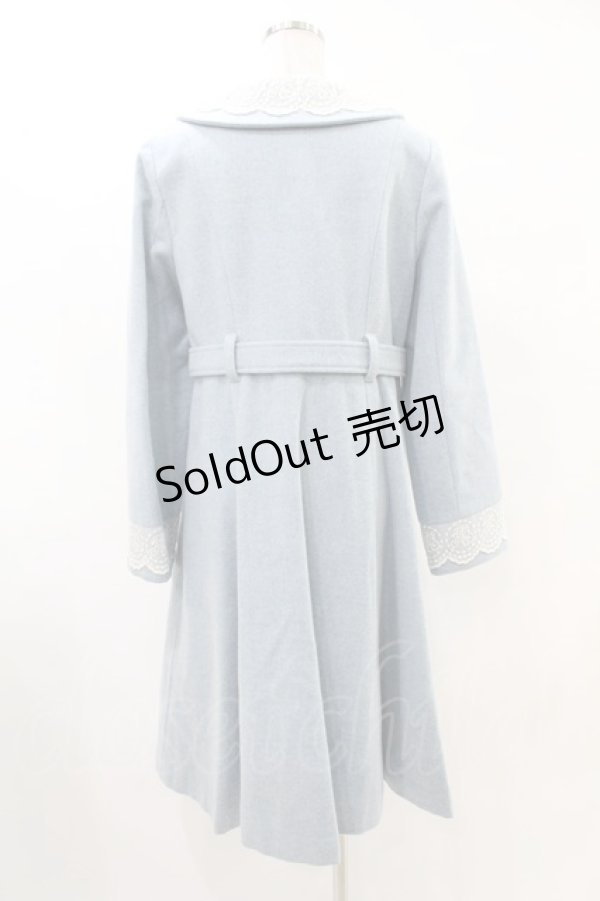 画像2: Melody BasKet / Sweet princessコート M サックス H-25-07-11-1017-LO-CO-KB-ZH (2)