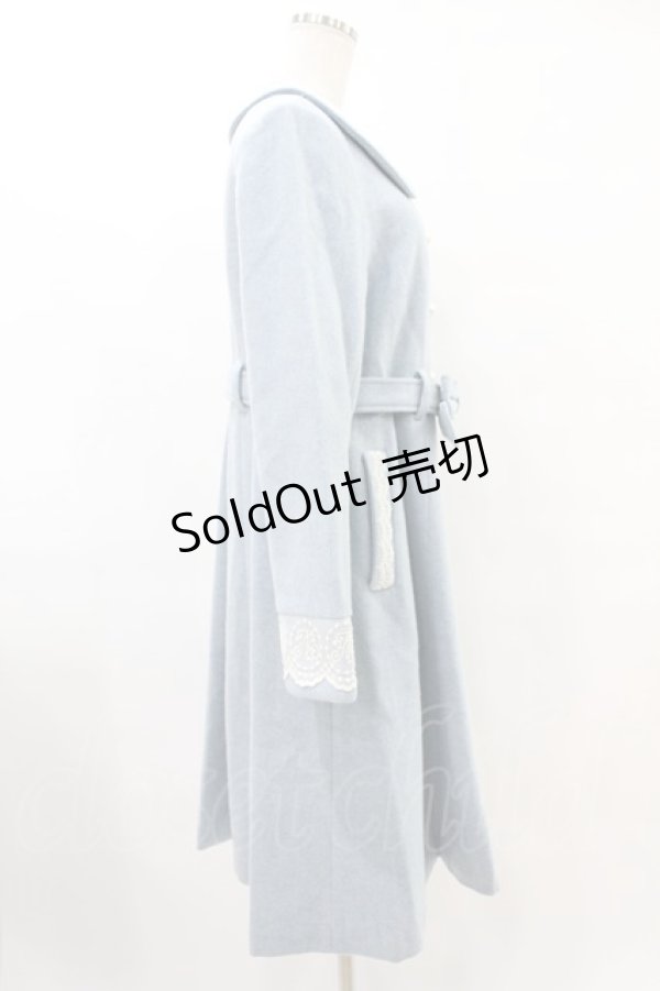 画像3: Melody BasKet / Sweet princessコート M サックス H-25-07-11-1017-LO-CO-KB-ZH (3)