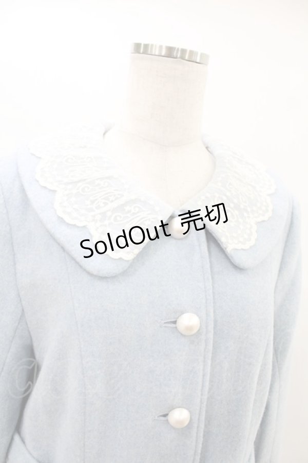 画像4: Melody BasKet / Sweet princessコート M サックス H-25-07-11-1017-LO-CO-KB-ZH (4)