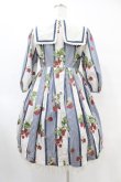 画像2: Melody BasKet / Stripe strawberryワンピース  ネイビー H-25-07-11-1019-LO-OP-KB-ZH (2)