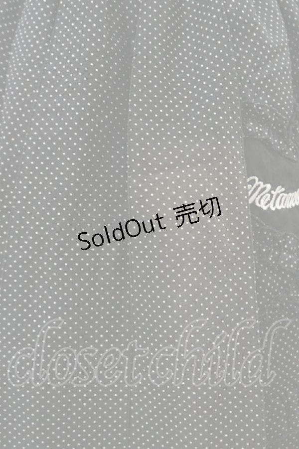 画像4: metamorphose / スウィートハートジャンパースカート(ドット) Free ブラック H-25-07-11-074-ME-OP-NS-ZH (4)