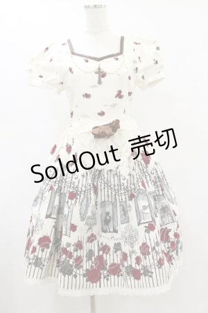画像: ALICE and the PIRATES / Vampire Prelude柄ワンピース Free アンティーク(生成） H-25-07-11-076-PA-OP-NS-ZH