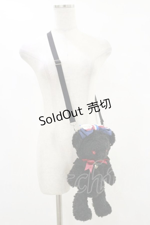 画像1: BABY,THE STARS SHINE BRIGHT / くまくみゃポシェット2015年グランババージョン  ブラック H-25-07-11-015-BA-BG-NS-ZH (1)