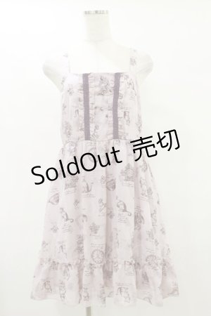 画像: axes femme / キャットジャンパースカート M ピンク H-25-07-11-078-AX-OP-YZ-ZH