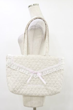 画像: mellfy memory / Love letter tote bag  WHITE H-25-07-11-017-LO-BG-NS-ZH