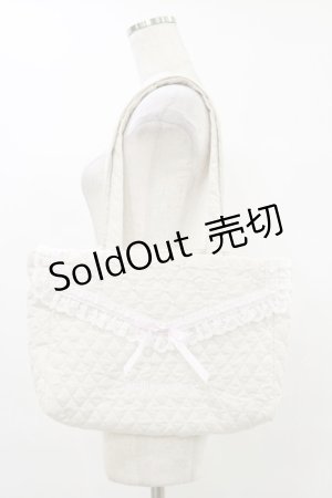 画像: mellfy memory / Love letter tote bag  WHITE H-25-07-11-017-LO-BG-NS-ZH