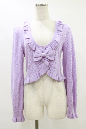 画像: metamorphose / ハートすかしあみボレロ Free ラベンダー H-25-07-11-027-ME-TO-NS-ZH