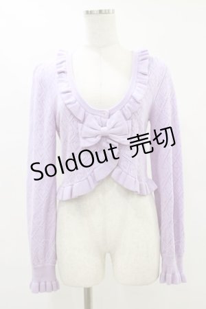 画像: metamorphose / ハートすかしあみボレロ Free ラベンダー H-25-07-11-027-ME-TO-NS-ZH