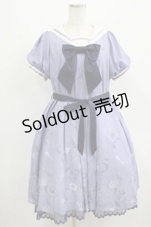 画像: axes femme kawaii / 星座柄セーラーワンピース M ブルー H-25-07-12-027-AX-OP-NS-ZH