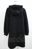 画像3: axes femme POETIQUE / レースアップパーカーワンピース M ブラック H-25-07-12-035-AX-OP-NS-ZH (3)
