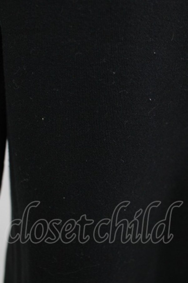 画像4: axes femme POETIQUE / レースアップパーカーワンピース M ブラック H-25-07-12-035-AX-OP-NS-ZH (4)