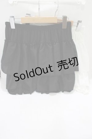 画像: m petit by misako / ドロワーズセット L~LL ブラック/オフ H-25-07-12-039-LO-PA-NS-ZH