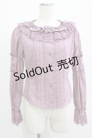 画像: Innocent World / トーションレースラウンドネックブラウス M アンティークローズ H-25-07-12-041-IW-BL-NS-ZH