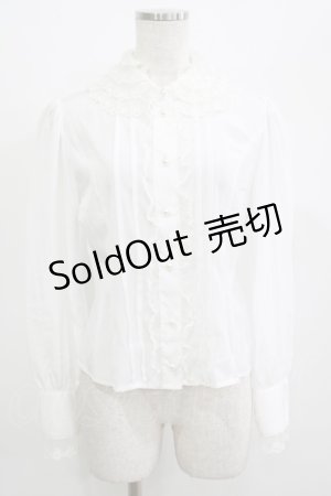 画像: Innocent World / ホイップレース衿ブラウス M オフ H-25-07-12-042-IW-BL-NS-ZH