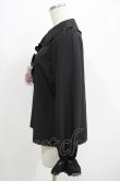 画像2: m petit by misako / AM マルエリフリルブラウス M ブラック H-25-07-12-043-LO-BL-NS-ZH (2)