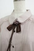 画像4: axes femme / バラモチーフブラウス M ピンク H-25-07-12-049-AX-BL-NS-ZH (4)