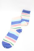 画像1: Emily Temple cute / マルチボーダーニーソックス   H-25-07-12-1008-ET-ZA-KB-ZH (1)