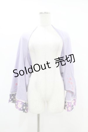 画像: gouk / 桜刺繍マーガレットボレロ  ラベンダー H-25-07-12-1059-GO-TO-KB-ZH