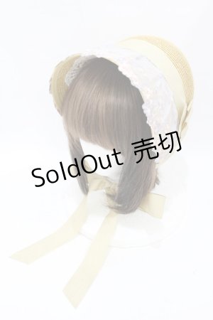 画像: シュエット / レースリボンボンネット   H-25-07-12-1002-LO-AC-KB-ZH