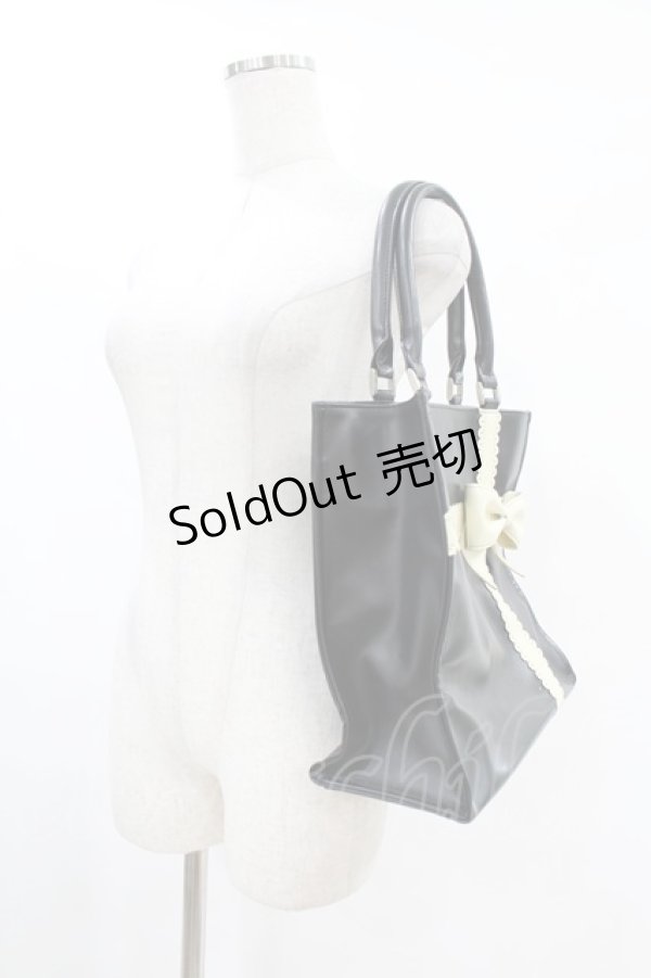 画像2: Emily Temple cute / スカラップリボンBAG  黒 H-25-07-12-1017-ET-BG-KB-ZH (2)