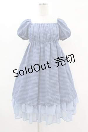 画像: Moi-meme-Moitie / ジュリエットワンピース  ブルー H-25-07-12-1023-MO-OP-KB-ZH