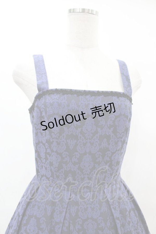 画像4: Moi-meme-Moitie / ジャガードジャンパースカート 2 ネイビー H-25-07-12-1026-MO-OP-KB-ZH (4)