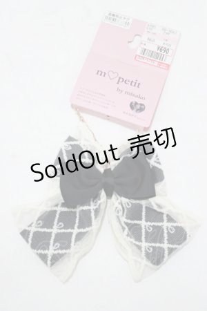 画像: m petit by misako / AMレースBGC  ブラック H-25-07-12-064-LO-AC-NS-ZH