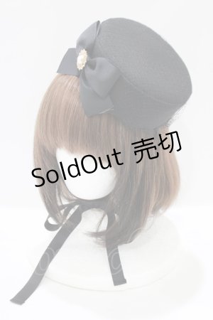 画像: Amavel / Vintage Doll カクテルハット  ブラック H-25-07-12-067-CA-AC-NS-ZH